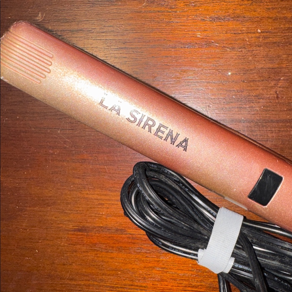La Sirena Hair Straightener 2-in-1 Tool Straightens Curls Tested-Works! - Picture 2 of 5